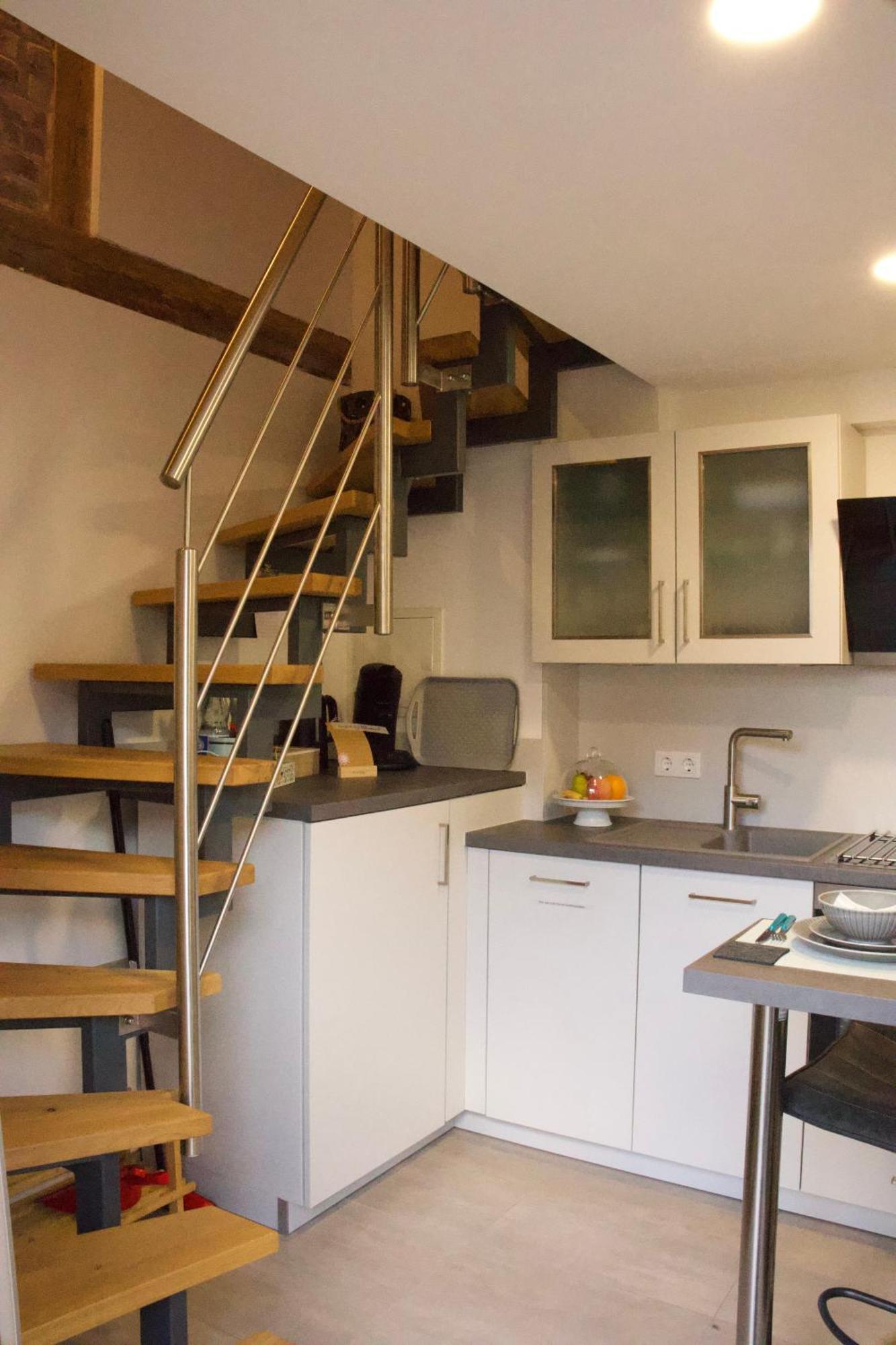 Charmantes Luxus Maisonette- Apartement บัดแฮร์สเฟลด์ ภายนอก รูปภาพ