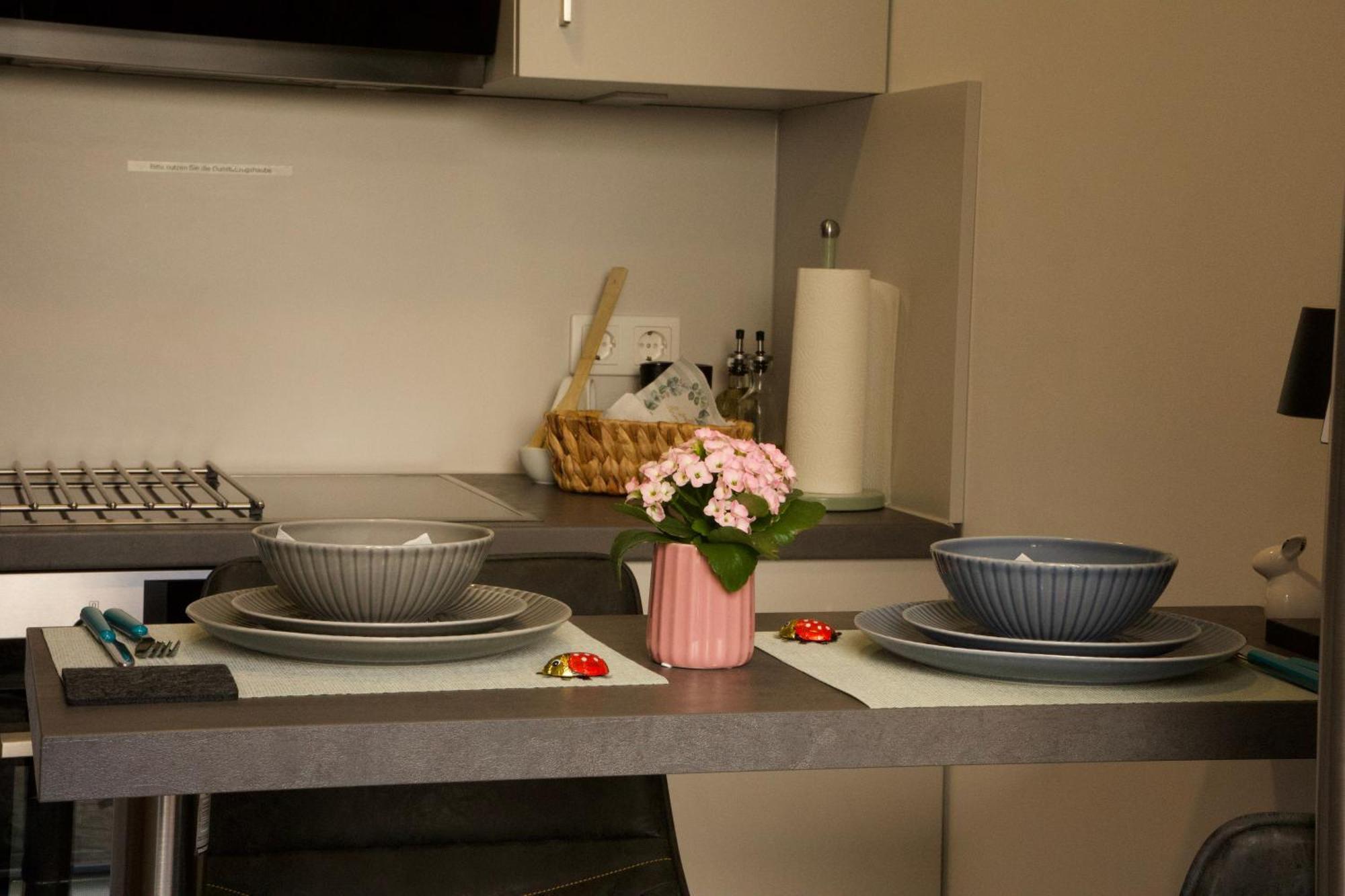 Charmantes Luxus Maisonette- Apartement บัดแฮร์สเฟลด์ ภายนอก รูปภาพ