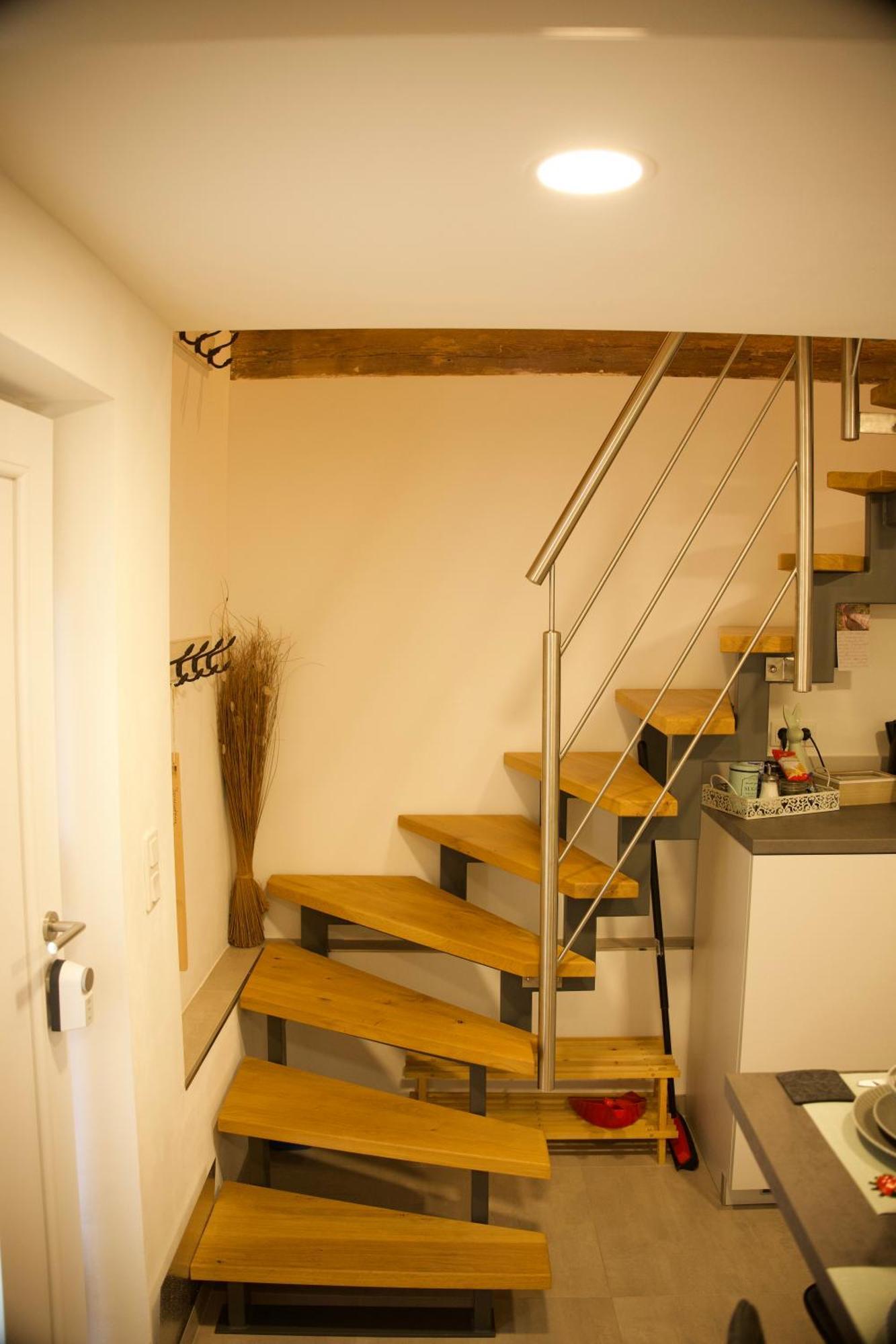 Charmantes Luxus Maisonette- Apartement บัดแฮร์สเฟลด์ ภายนอก รูปภาพ