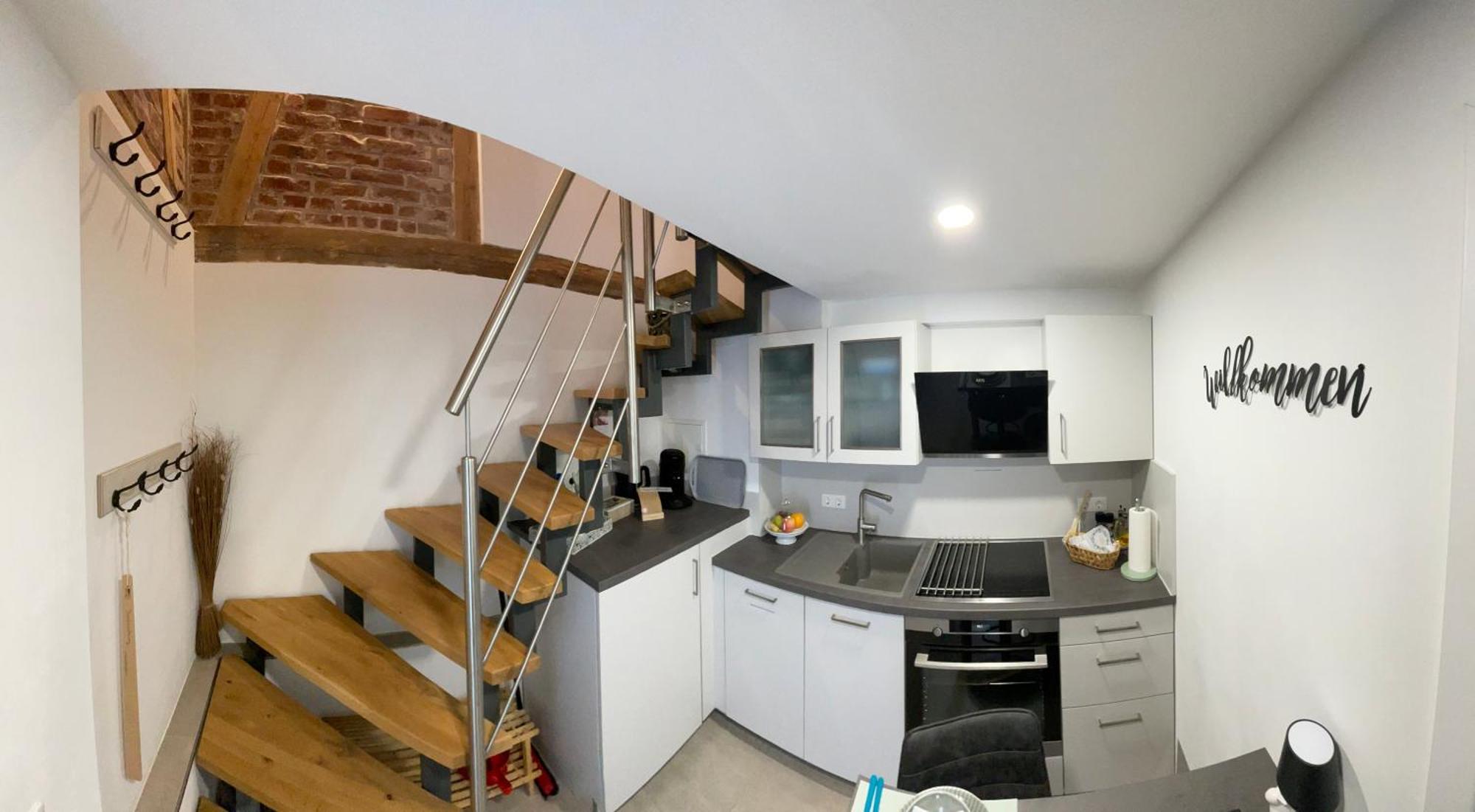 Charmantes Luxus Maisonette- Apartement บัดแฮร์สเฟลด์ ภายนอก รูปภาพ